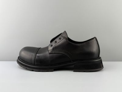 Balenciaga Truck Bull Leather Upper Round Toe Derby Casual Men's Shoes